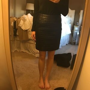 Ann Taylor Faux Leather Skirt